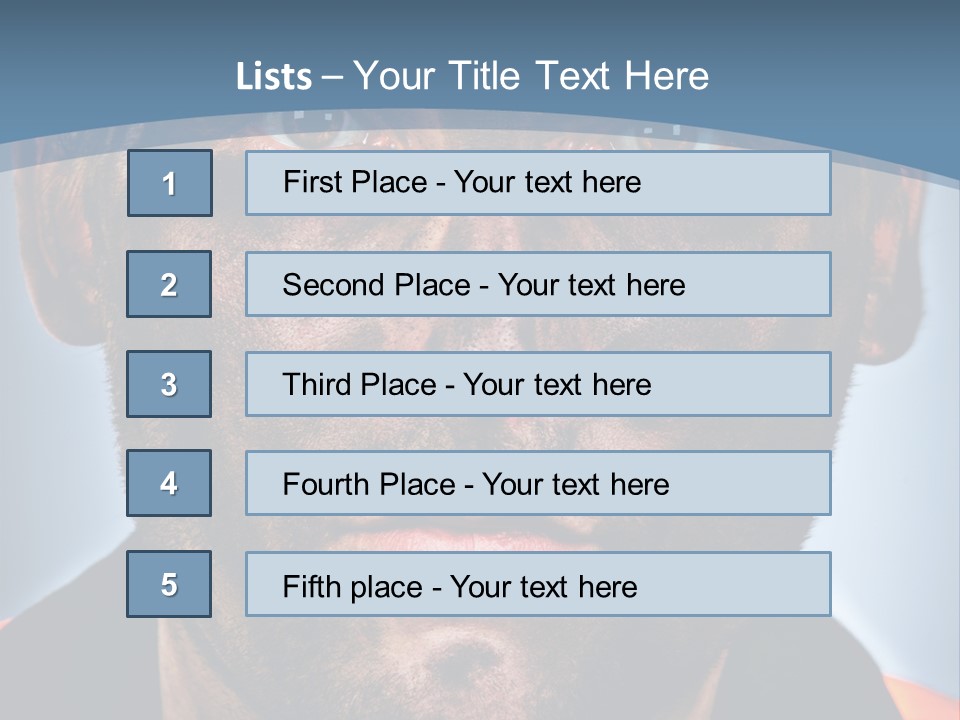 Male Hard Black PowerPoint Template