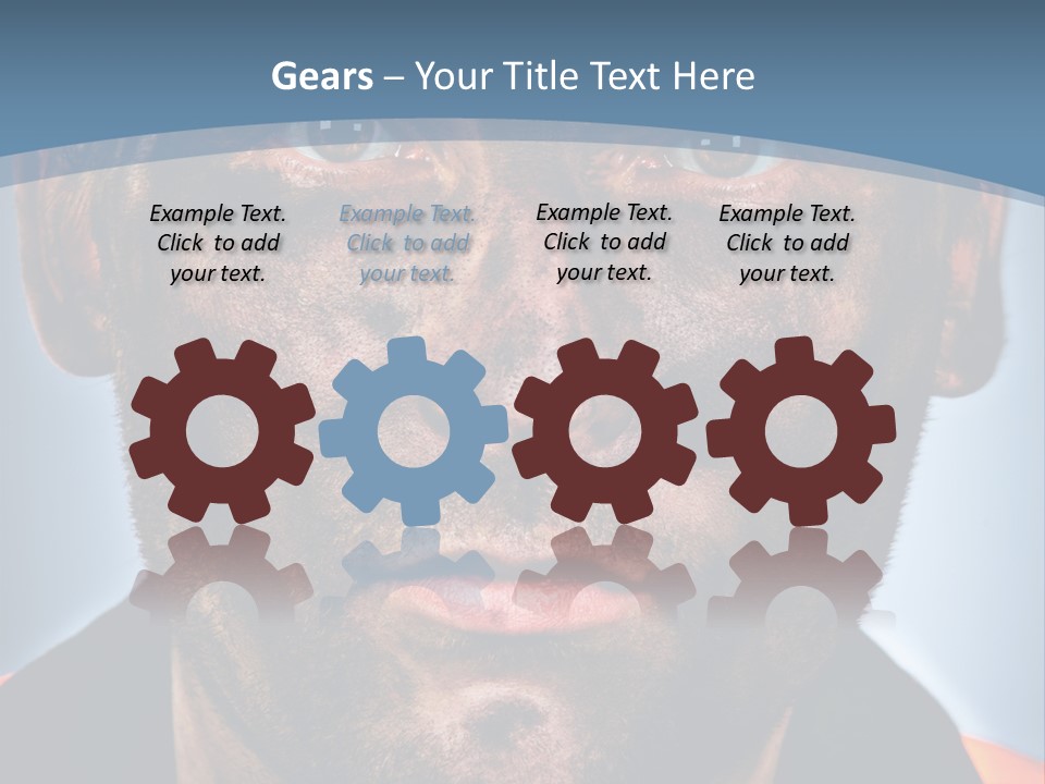 Male Hard Black PowerPoint Template