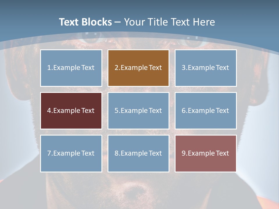 Male Hard Black PowerPoint Template