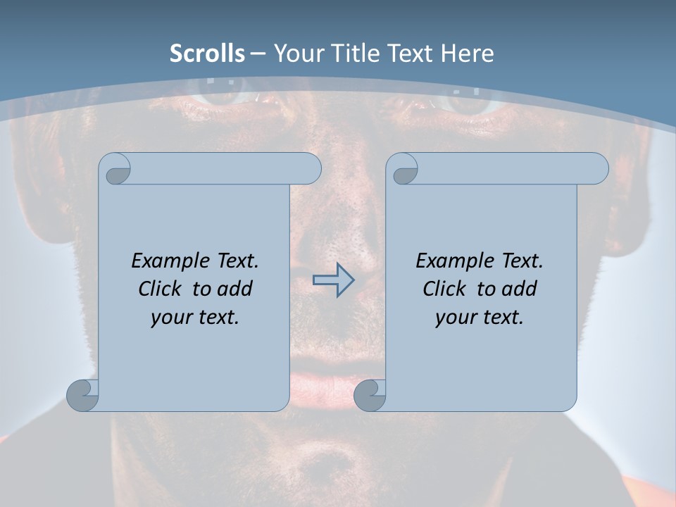 Male Hard Black PowerPoint Template