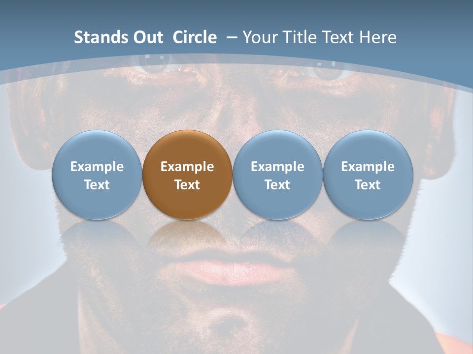 Male Hard Black PowerPoint Template