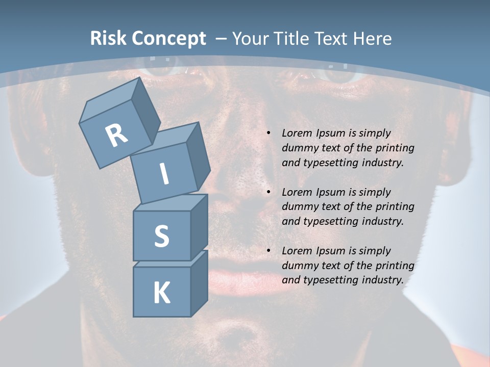 Male Hard Black PowerPoint Template