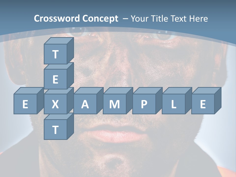 Male Hard Black PowerPoint Template