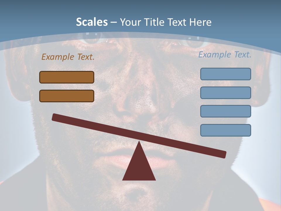 Male Hard Black PowerPoint Template