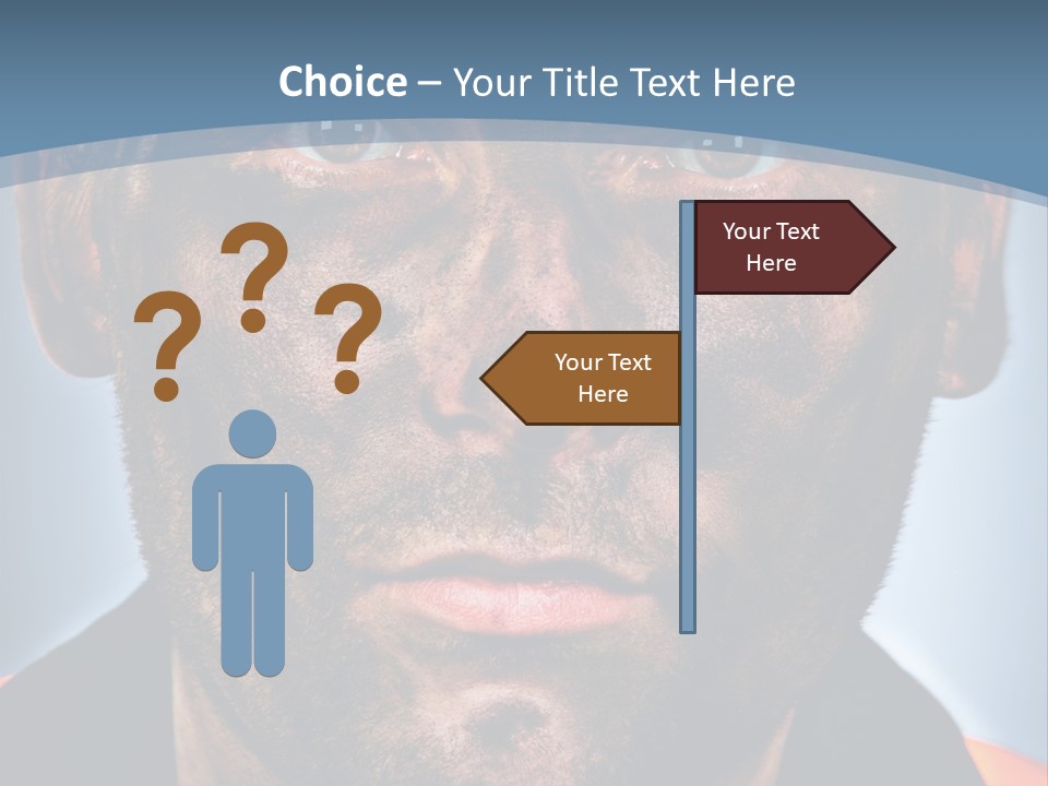 Male Hard Black PowerPoint Template