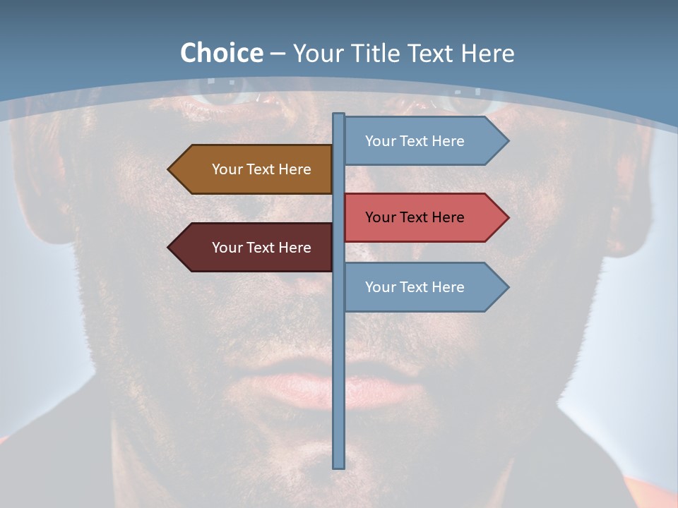 Male Hard Black PowerPoint Template