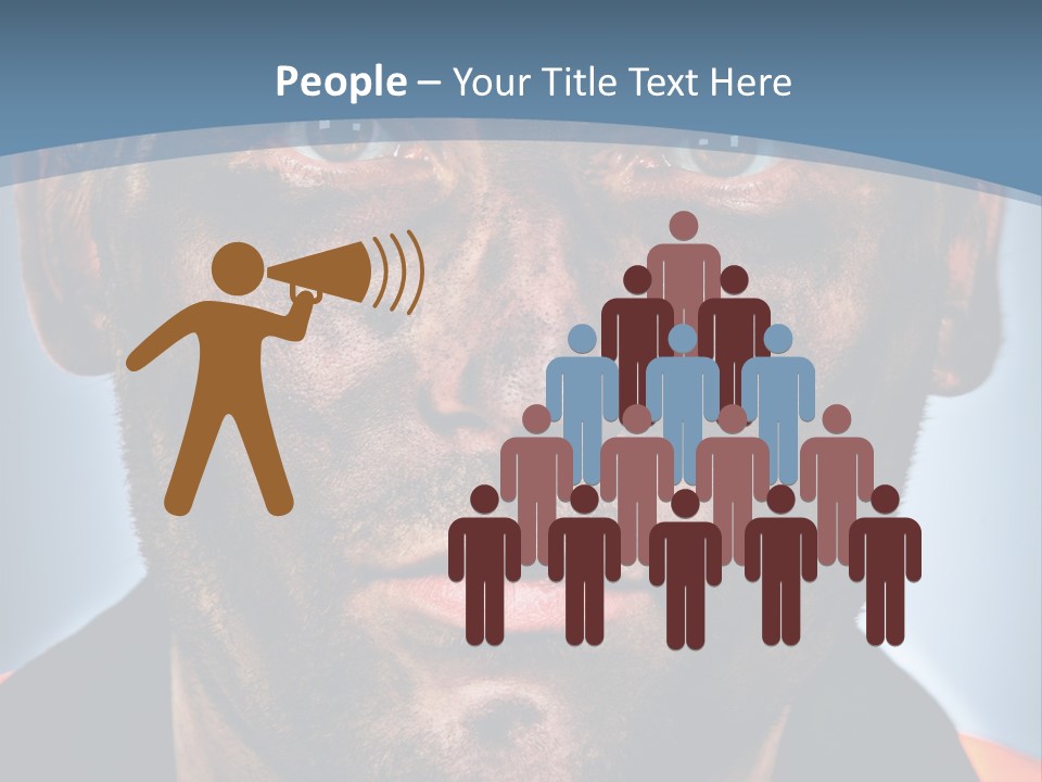 Male Hard Black PowerPoint Template