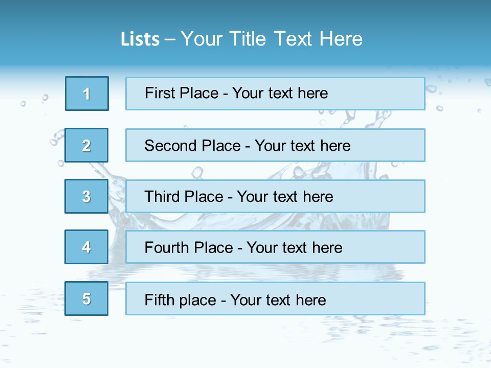 Spa Isolated Macro PowerPoint Template