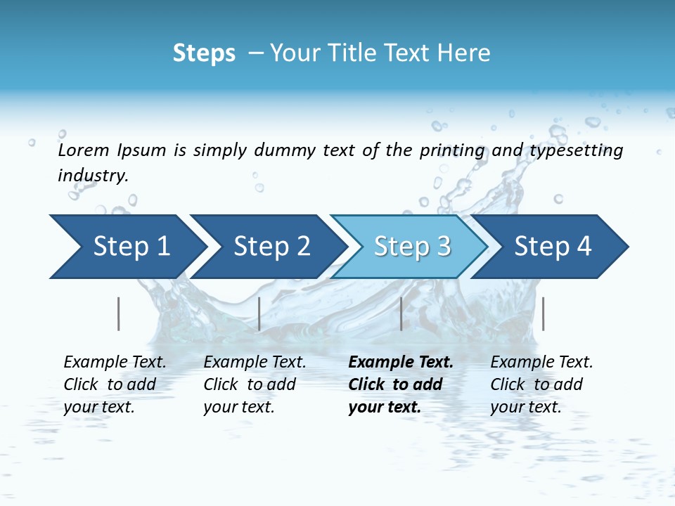 Spa Isolated Macro PowerPoint Template