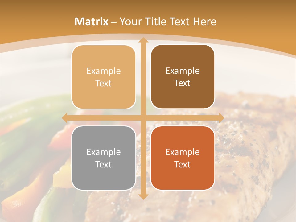 Colour Plate Salmon PowerPoint Template