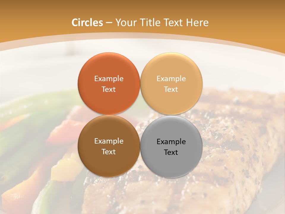 Colour Plate Salmon PowerPoint Template