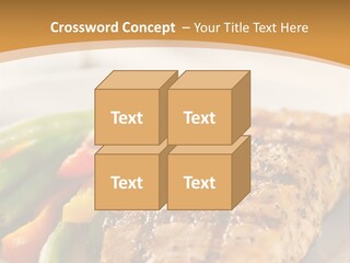 Colour Plate Salmon PowerPoint Template