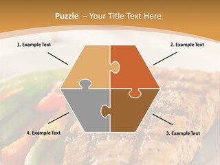 Colour Plate Salmon PowerPoint Template