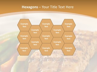 Colour Plate Salmon PowerPoint Template