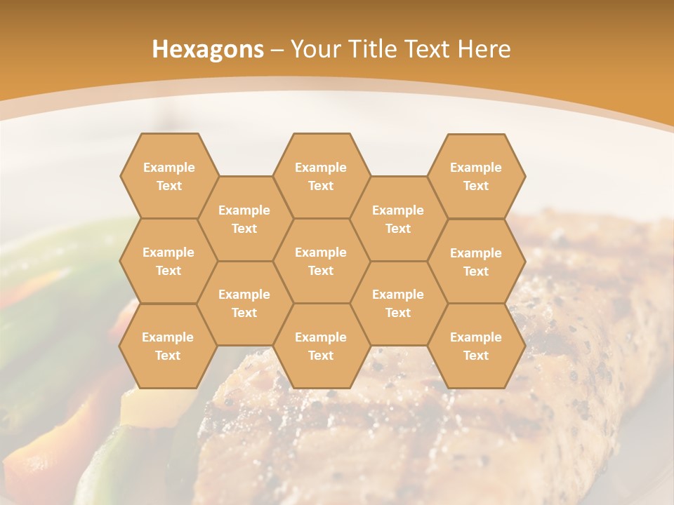 Colour Plate Salmon PowerPoint Template