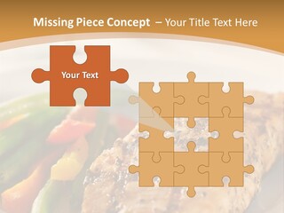 Colour Plate Salmon PowerPoint Template