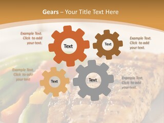 Colour Plate Salmon PowerPoint Template