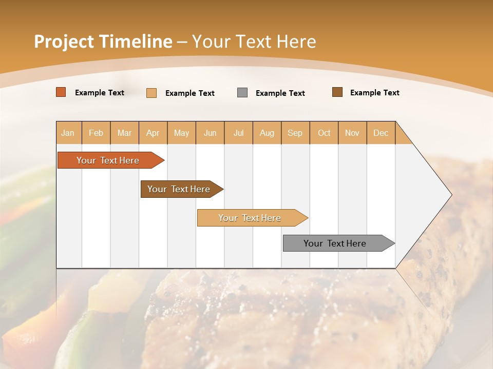Colour Plate Salmon PowerPoint Template