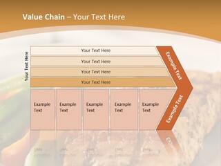 Colour Plate Salmon PowerPoint Template