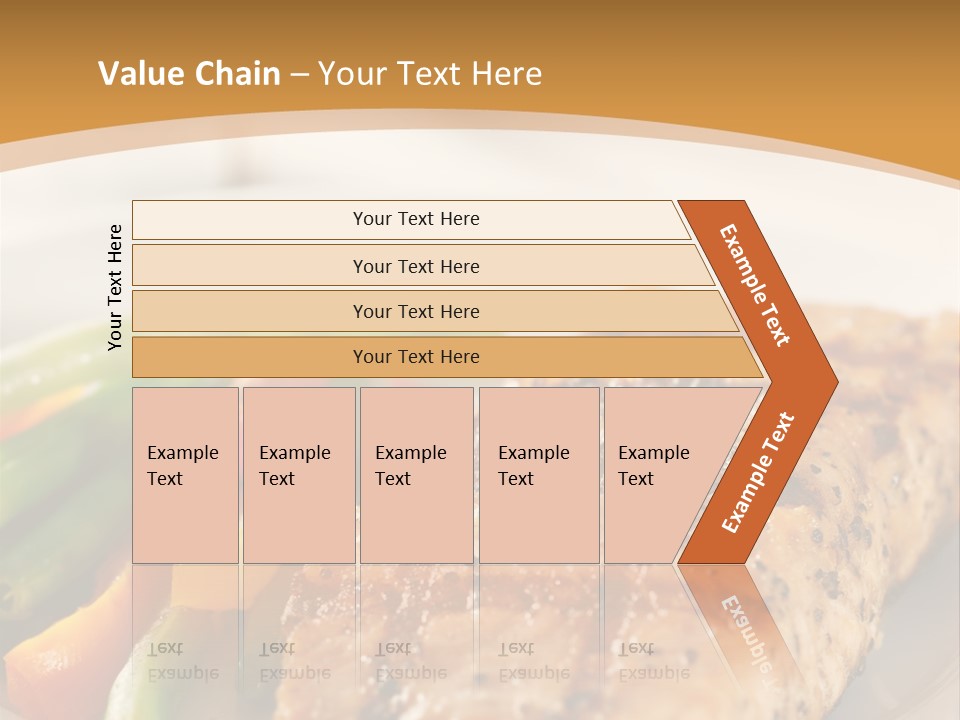 Colour Plate Salmon PowerPoint Template
