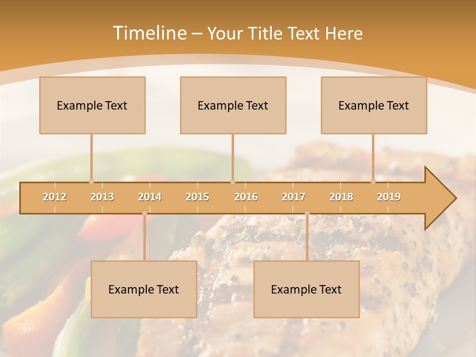 Colour Plate Salmon PowerPoint Template