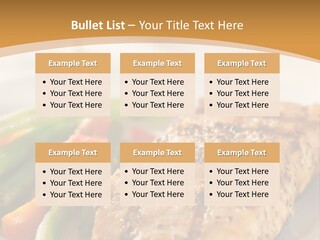 Colour Plate Salmon PowerPoint Template