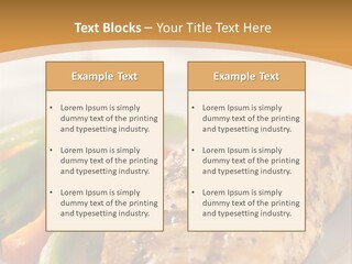 Colour Plate Salmon PowerPoint Template