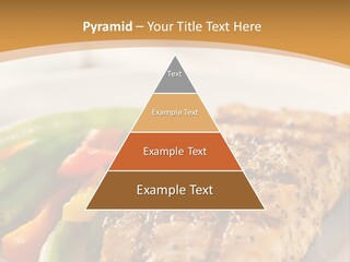 Colour Plate Salmon PowerPoint Template