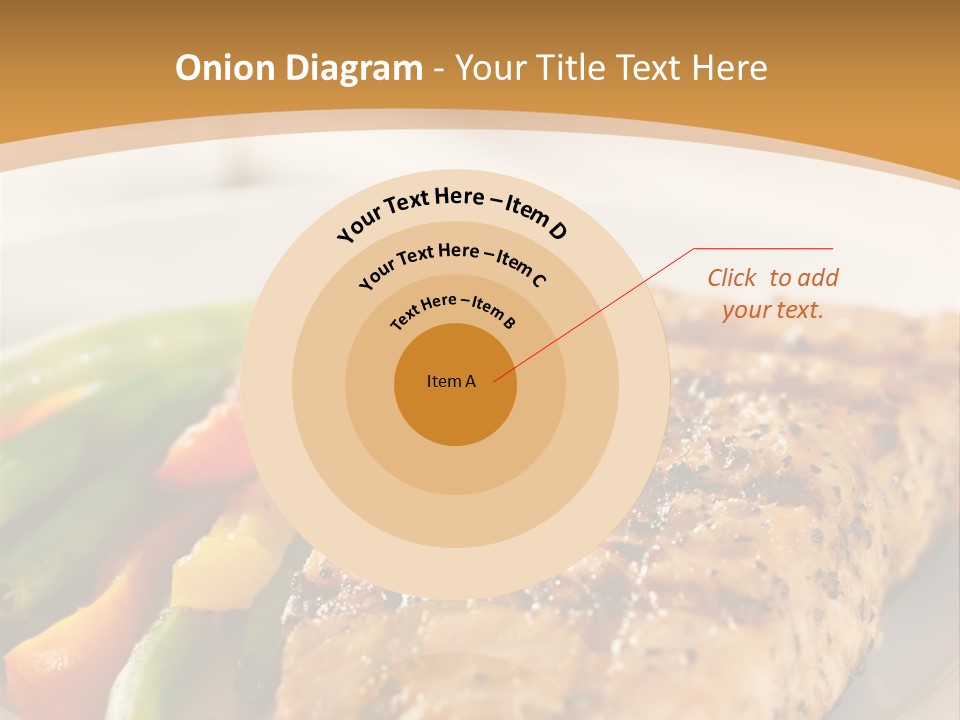 Colour Plate Salmon PowerPoint Template