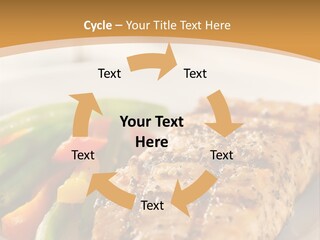 Colour Plate Salmon PowerPoint Template
