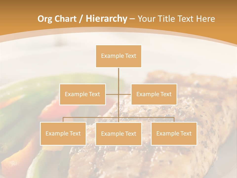 Colour Plate Salmon PowerPoint Template