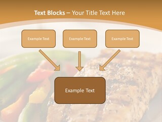 Colour Plate Salmon PowerPoint Template