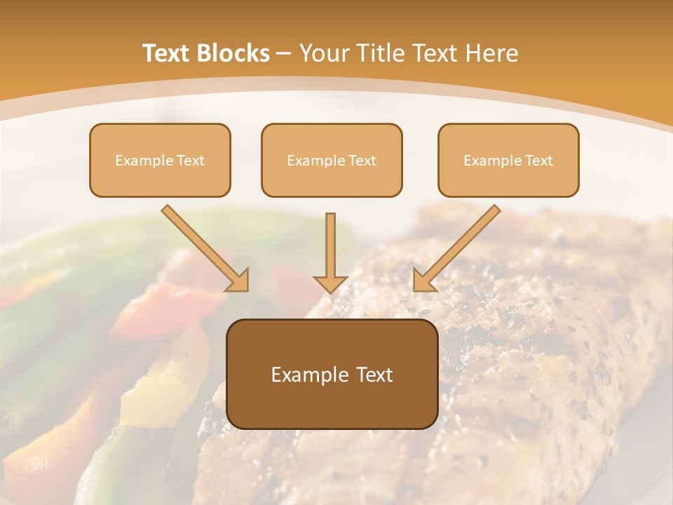 Colour Plate Salmon PowerPoint Template