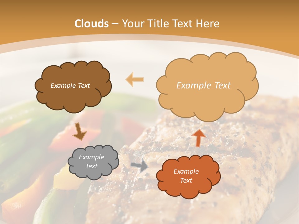Colour Plate Salmon PowerPoint Template