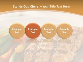 Colour Plate Salmon PowerPoint Template