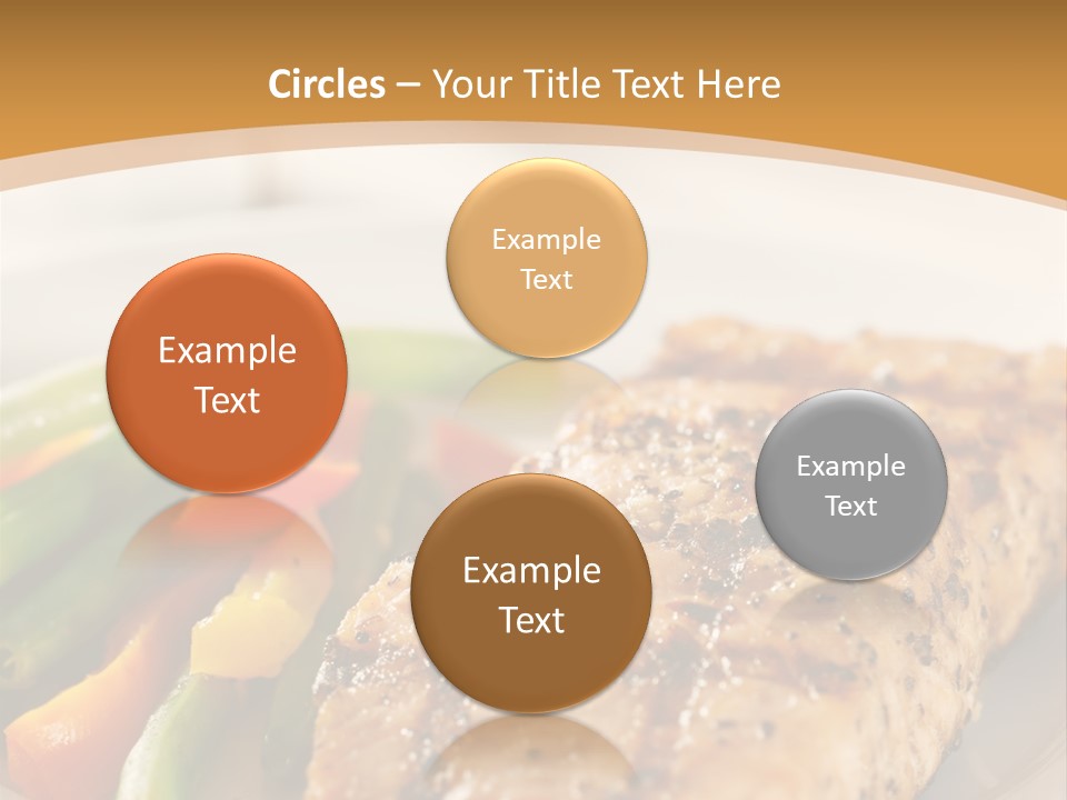 Colour Plate Salmon PowerPoint Template