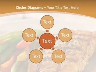 Colour Plate Salmon PowerPoint Template