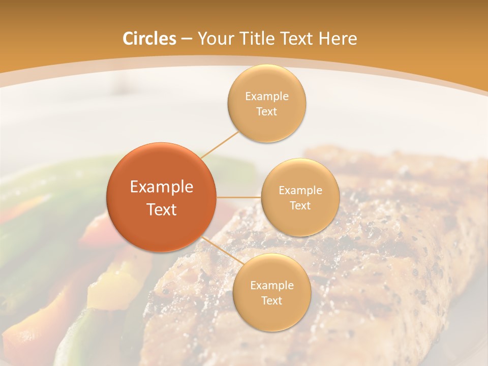 Colour Plate Salmon PowerPoint Template