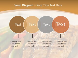 Colour Plate Salmon PowerPoint Template