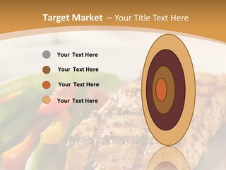 Colour Plate Salmon PowerPoint Template
