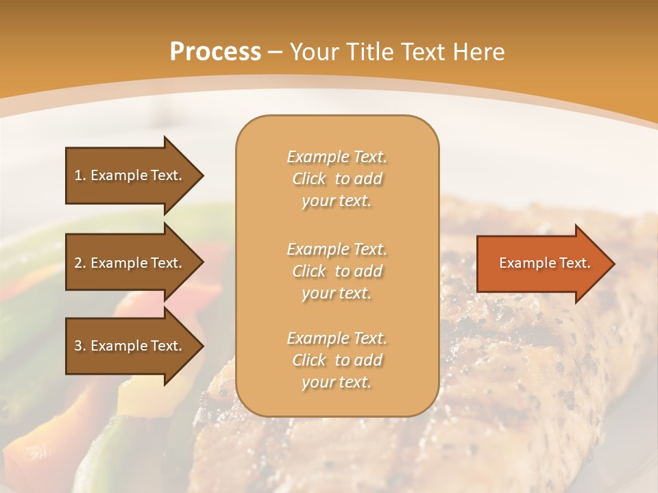 Colour Plate Salmon PowerPoint Template