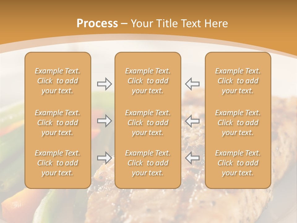Colour Plate Salmon PowerPoint Template