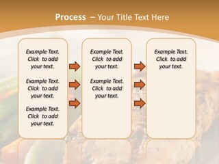 Colour Plate Salmon PowerPoint Template