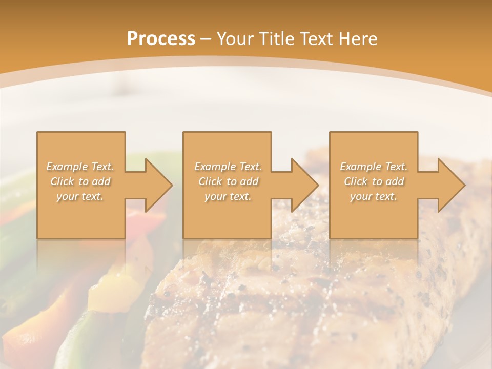 Colour Plate Salmon PowerPoint Template