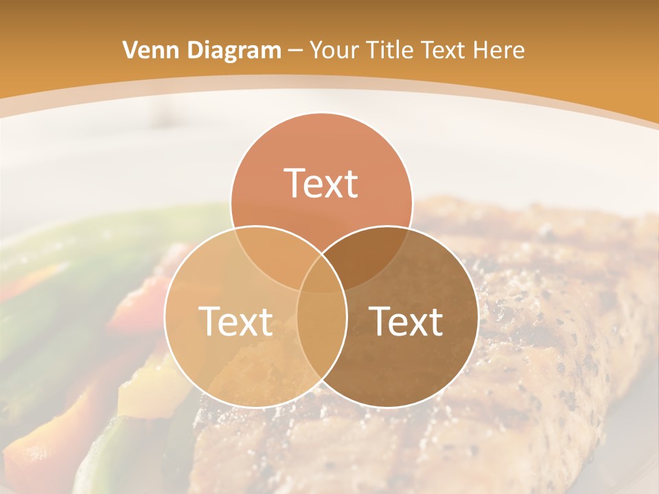 Colour Plate Salmon PowerPoint Template