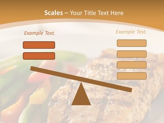 Colour Plate Salmon PowerPoint Template