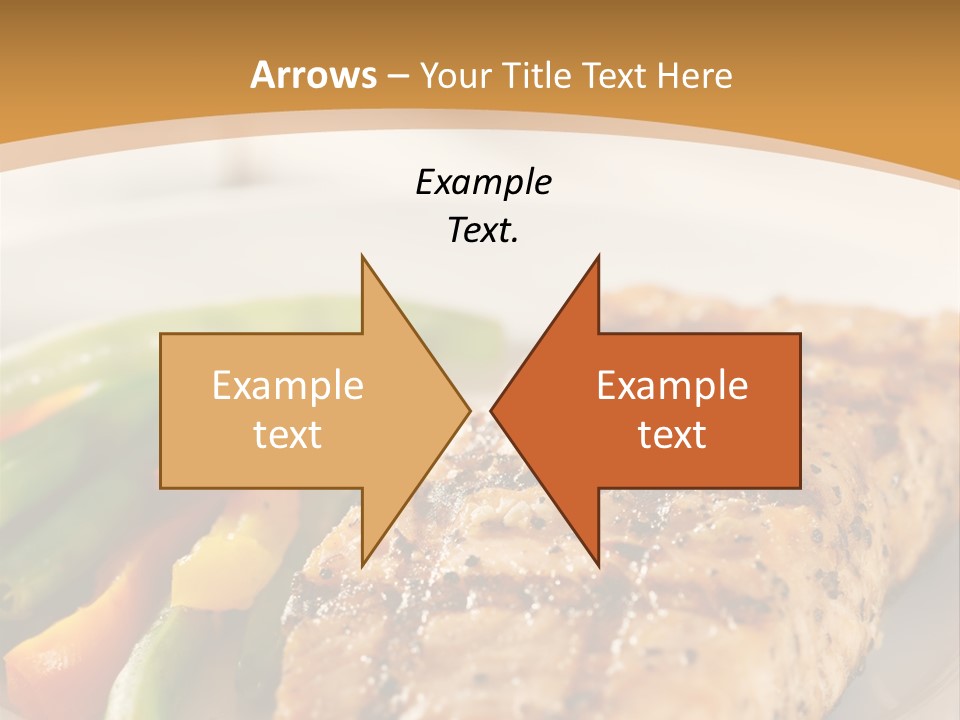 Colour Plate Salmon PowerPoint Template