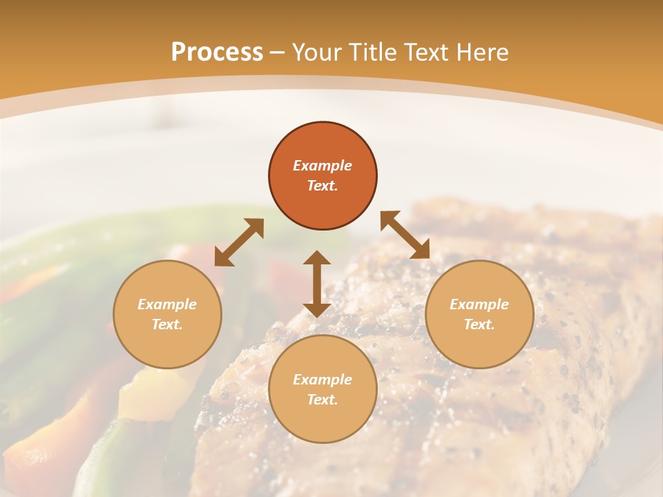 Colour Plate Salmon PowerPoint Template