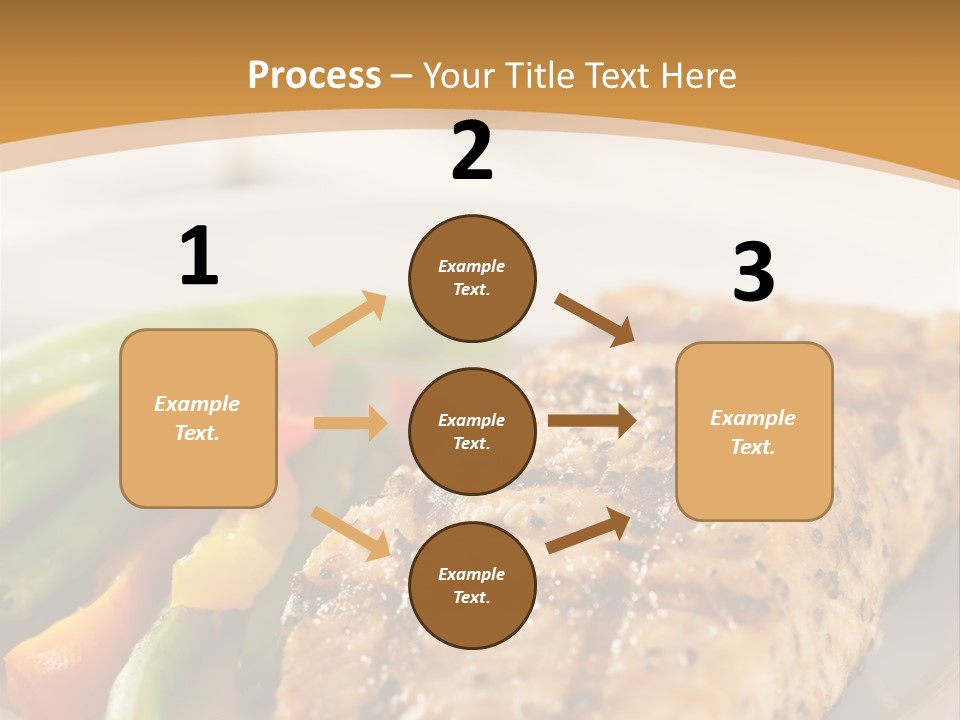 Colour Plate Salmon PowerPoint Template