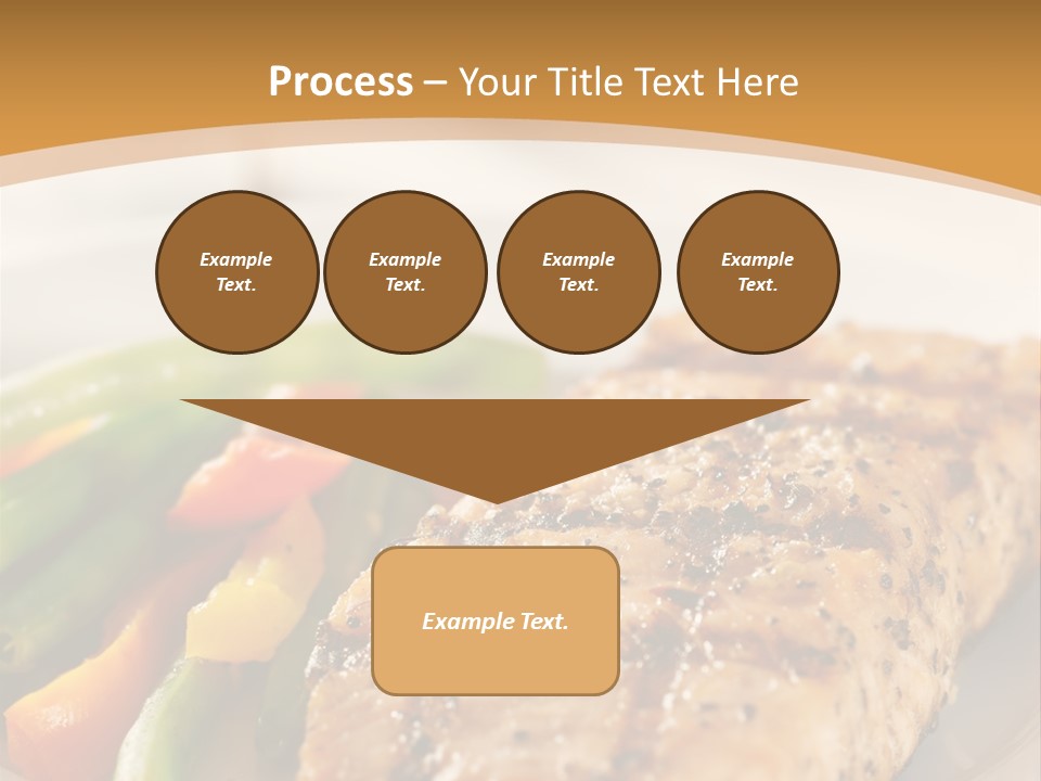 Colour Plate Salmon PowerPoint Template